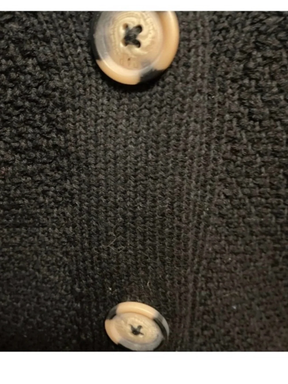 GAP Black V-Neck Button Front Women’s Cardigan Sweater - Picture 3 of 6